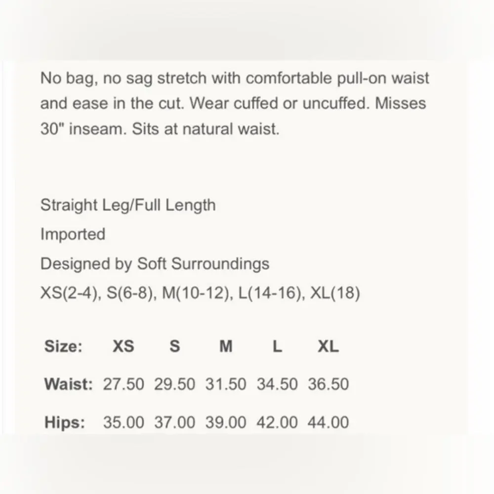 Soft Surroundings Jeans Ultimate Relaxed Straight - Picture 8 of 8